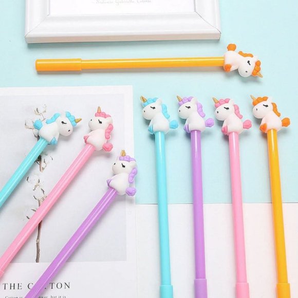 Dreamy Unicorn Gel Pen - 2pcs - Picture 4 of 7